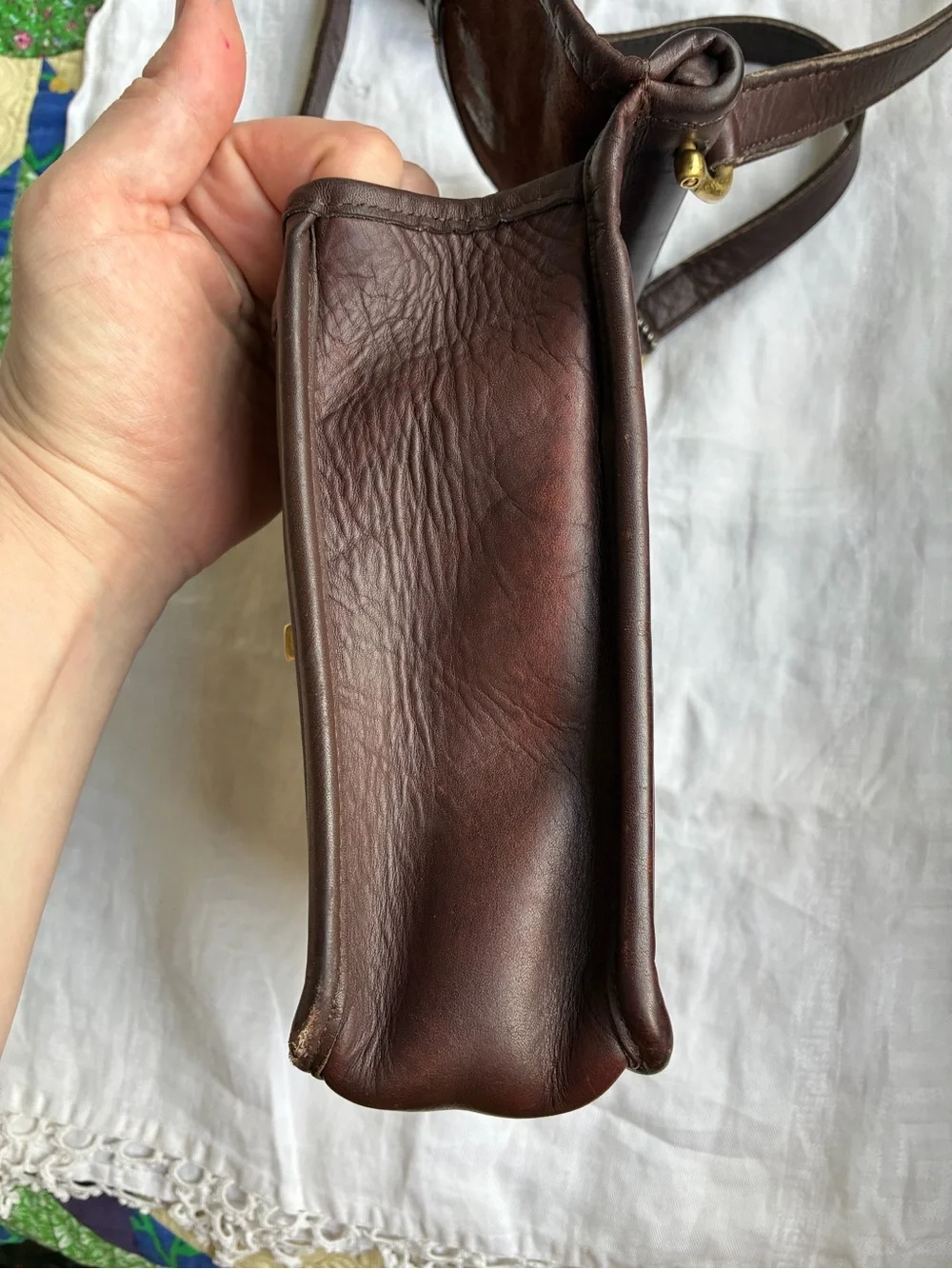 Vintage Coach Murphy bag mahogany